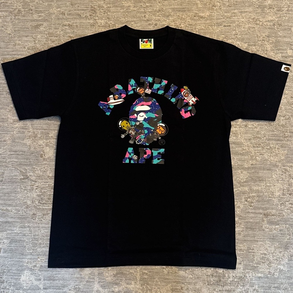 BAPE x Kid Cudi Baby Milo Moon Man Tee 'Black' Med